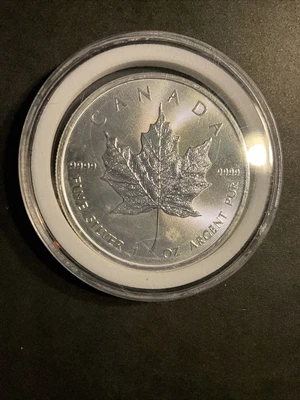 $36 • Buy 2015 1 Oz Canadian Silver Maple Leaf $5 Coin 9999 Fine Silver