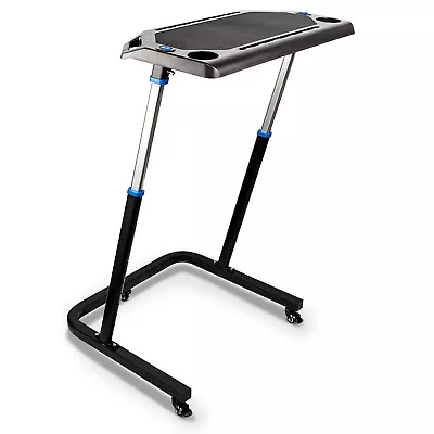 Alpcour Adjustable Bike Trainer Fitness Desk - Non-Slip Surface And Gadget Slots • $189.95