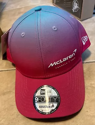 McLaren F1 Formula 1 Pink Blue Tie Dye Rocket League New Era 9Forty Hat Cap NEW • $36.90