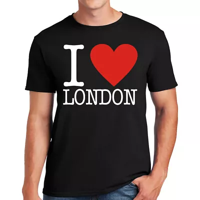 I Love London T-Shirt Funny Souvenir T-Shirt Unisex London England Mens Tee Top • $14.92