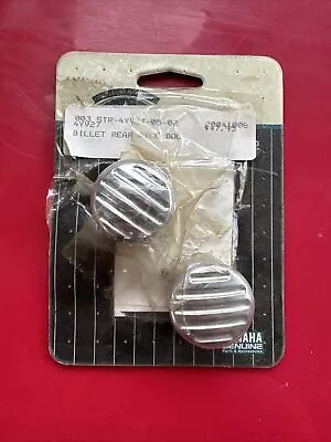 Genuine NOS Yamaha V Star 650 Classic Custom Billet Rear Axel Covers Ball Milled • $35