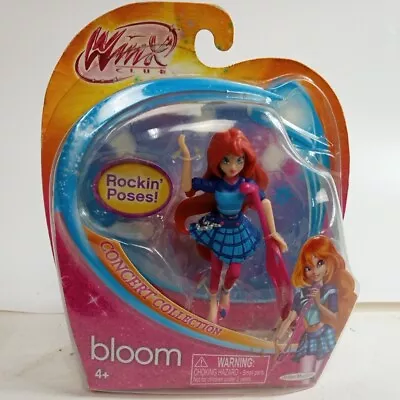 2012 Jakks Pacific Winx Club Concert Collection Bloom Mini Figure Doll Sealed • $14.25