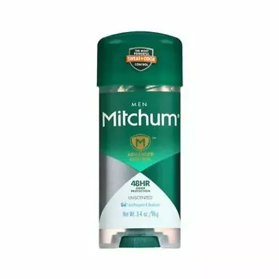 Mitchum Men Power Gel Anti-Perspirant & Deodorant Unscented 3.4 Ounce Pack Of 12 • $77.26