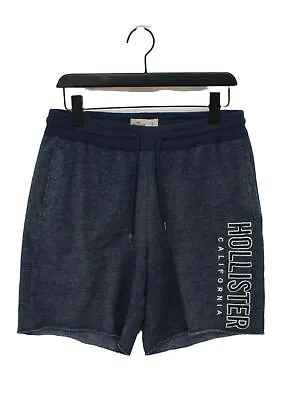 Hollister Men's Shorts S Blue Cotton With Polyester Sweat • £10.40