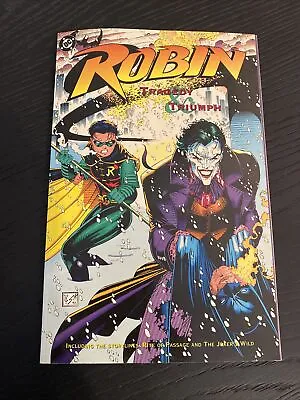 Robin: Tragedy & Triumph (Alan Grant & Chuck Dixon) Paperback Book NM 1993 DC • £12.16