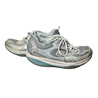 Skechers Women's Blue Gray Shape-Ups XF Accelerators 8.5 Walking Athletic Toning • $21.85