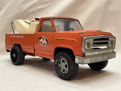 Vintage Tonka Toys AA Wrecker Tow Truck 24 Hr. Service Truck In Orange 1972 • $51