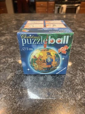 $14.90 • Buy Ravensburger 3D Christmas Puzzle Ball Ornament 60 Piece NEW SEALED Gift Stocking
