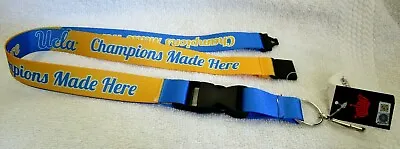 UCLA Bruins Champions Made Here 2-Tone Keychain NCAA Detachable Lanyard-New! • $12.99