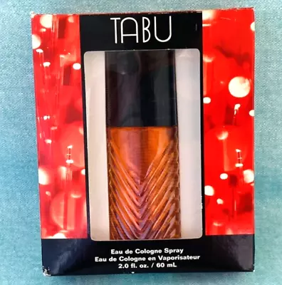 TABU By Dana Eau De Cologne SPRAY 2 Oz Vintage NEW IN BOX Made In USA • $19.96