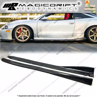 For 97-99 2G Mitsubishi Eclipse DSM CS Style Side Skirts Winglet GS GST GSX • $129.99