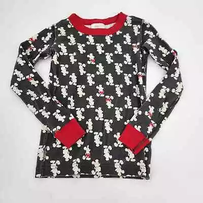 Hanna Andersson 120 Disney Collection Mickey Mouse Pajama Top Long Sleeve 6-7 • $7.46