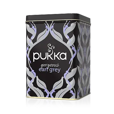 Pukka Tea Sachet Envelope Bags Metal Tin Caddy (Empty) - Choose From 3 Designs • £6.75