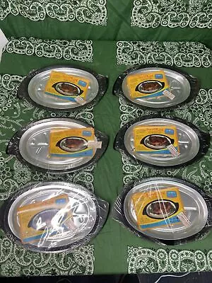 6 NEW Nordic Ware Sizzler Server Aluminum Steak Plates VINTAGE - SERVO KING -BBQ • $59.99