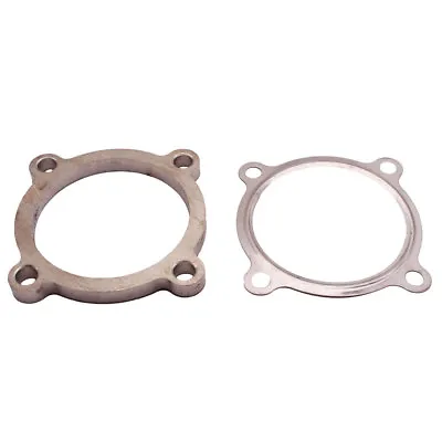USA 3  4 Bolt SS304 Turbo Downpipe Flange + Gasket T4 GT35 T3/60-1 GT3582R • $25.99