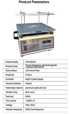 Vibration Testers Vibration Testers Power Frequency Vertical Horizontal Shakers • $1067