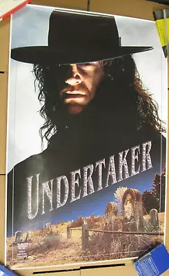 Vintage 1992 The Undertaker Movie Poster 10-00252 WWF Wrestling Titan 23  X 35  • $19.99