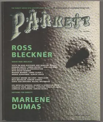 Bice CURIGER Marlene Dumas Ross Bleckner / PARKETT 38 1st Edition 1993 #183100 • $34.50
