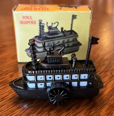 Vintage River Boat Steam Boat Mark Twain Metal Pencil Sharpener • $9.99