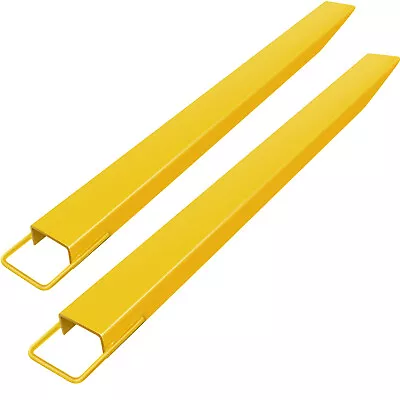 £111.59 • Buy VEVOR 72x5.5  Forklift Pallet Fork Extensions Pair 183cm/140cm Tensile Strength