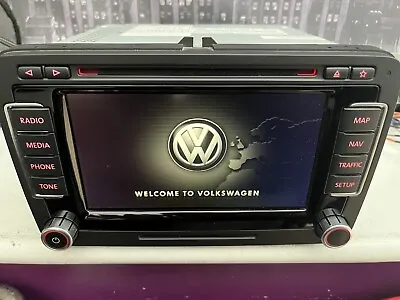 Vw Rns510 Genuine Satnav Led Version 1T0035680L - Fully Updated - With Code • $385.81