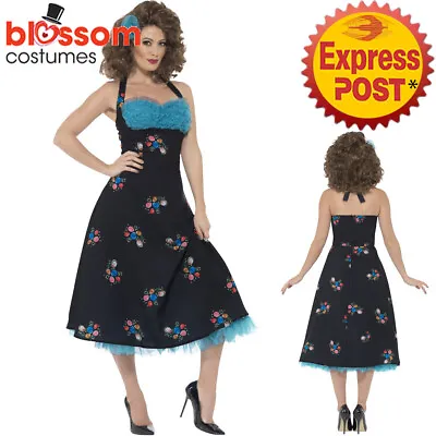 $49.95 • Buy CA275 Cha Cha Digregorio Costume Grease Movie Film 1950s Dancer 50s Fancy Dress