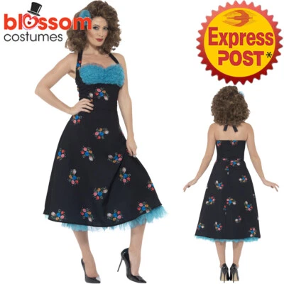 $49.95 • Buy CA275 Cha Cha Digregorio Costume Grease Movie Film 1950s Dancer 50s Fancy Dress