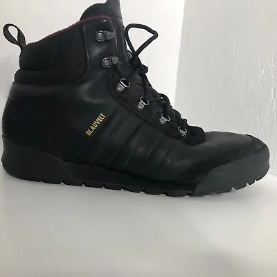 Adidas Jake Blauvelt Boot Men's Size 13/ 48EU Black Leather Hiking • $18.69