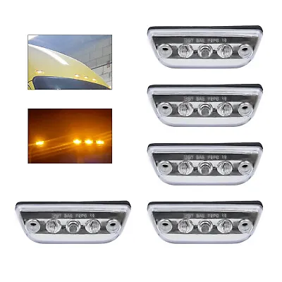 5x Cab Roof LED Top Clearance Marker Lights Running Lamp For Kenworth T680 T770 • $49.41