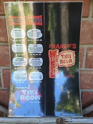 $45 • Buy Frankie's Tiki Room Cocktail Menu Las Vegas Brand New 11x17
