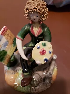 Ucagco Painter Artist Figurine • $5.99