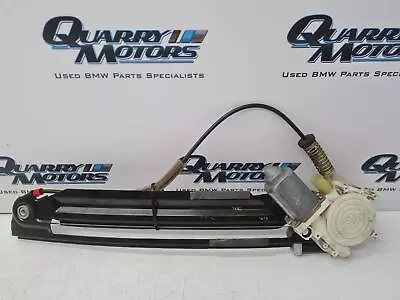 BMW Right O/S Rear Window Regulator Reg And Motor Fits 5 Series E39 8252430 • $23.94