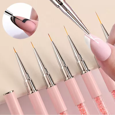 Nail Art Liner Brush Ultra-thin Line Drawing Pen Manicure Tool Tip Paint Pe S2 * • $3.41