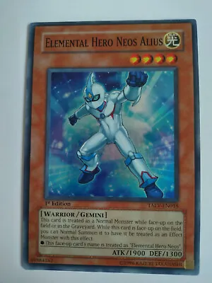 Elemental HERO Neos Alius TAEV-EN018 Super Rare Near Mint 1st Edition Yugioh • £2