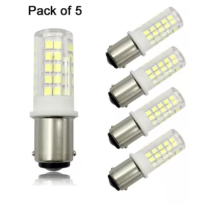 5pcs BA15D LED Bulb 64-2835 Light Ceramics Lamp Fit Singer 301A/401A Lights 120V • $15.99
