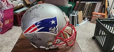 New England Patriots Helmet Full Size Autographed F/S Helmet Six Signatures • $150