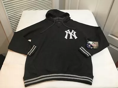 NWT $100.00 Stitches MLB Mens New York Yankees Fleece Hoodie Black MEDIUM • $9.99