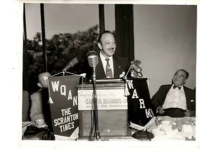 Mel Blanc - Bug Bunny - Speaks At Capitol Records Anniversary Scranton Pa Photo • $39.99