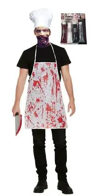 DIY Zombie Chef Halloween Horror Latex & Face Paint FX Makeup Kit • £4.95