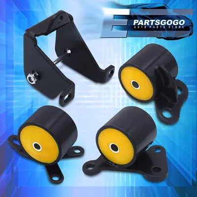 For 96-00 Honda Civic EK9 JDM Yellow Swap Engine Motor Mounts B16 B18 B-Series • $46.99