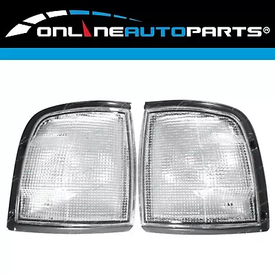 LH+RH Clear Altezza Corner Lights Pair W/Black Trim For Holden Rodeo TF '91-'97 • $45.95