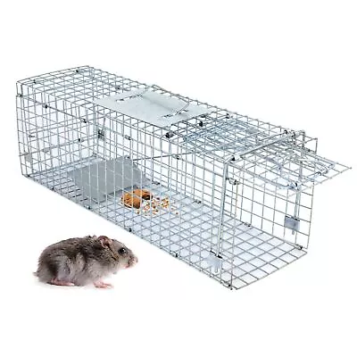  24 /32  Humane Animal Trap Live Roden Control Rabbits Cat Raccoon Squirrel • $27.58