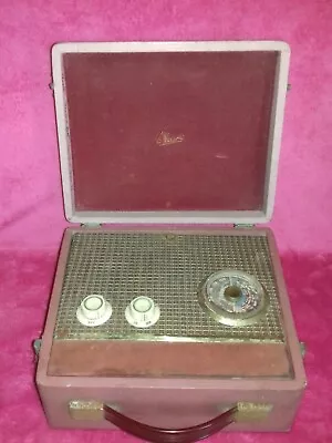 £25 • Buy VINTAGE MARCONIPHONE T82B PORTABLE RADIO (Refurb Project)