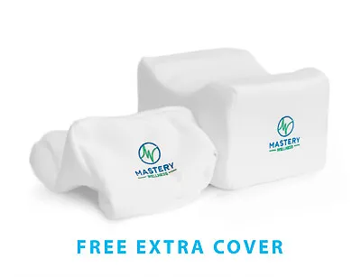 Mastery Wellness Orthopedic Memory Foam Knee Pillow For Sciatica W/ EXTRA COVER • $16.99