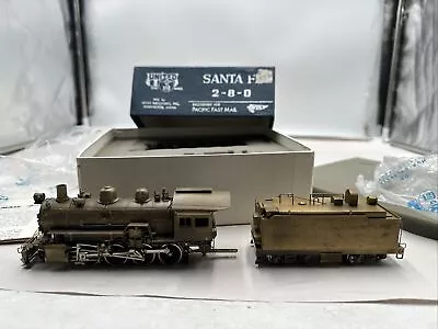 Old United Models HO Brass Santa Fe 2-8-0  Locomotive/Box • $298.88