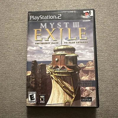 Myst III Exile  The Perfect Place To Plan Revenge  PlayStation 2 - No Manual PS2 • $7.99