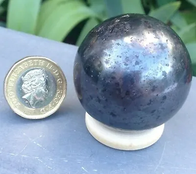 Haematite Crystal Sphere Ball Personal Magnetism Power Of Attraction 164g 4.07cm • £29