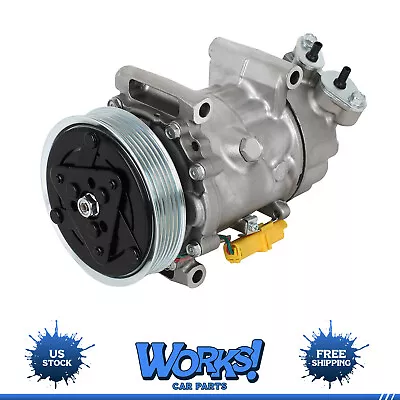 AC Compressor And A/C Clutch For Mini Cooper 2008-2014 2015 With 6 Groove • $133.63