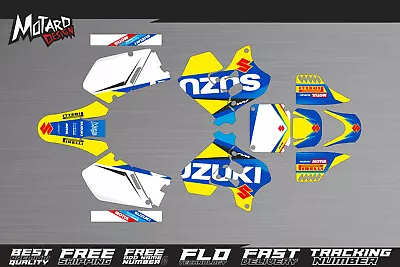 Suzuki Graphics Kit RM 125 250 1996 1997 1998 Decals Sticker Motocross Dekor MX • $159.90