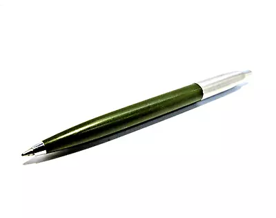 Vintage Parker Ballpoint PEN Green Stainless Steel Smooth No Clip USA #P8 • $24.50